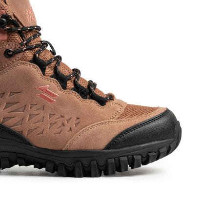 Jack Walker Women Waterproof Hiking Boots Lightweight Trekking Walking Shoes Rose Gold JW2005