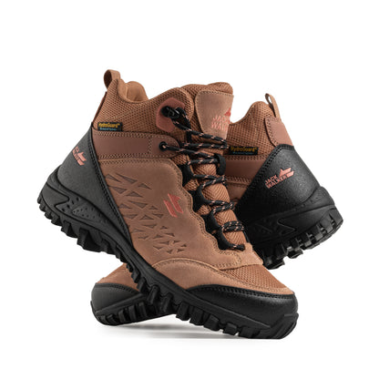 Jack Walker Women Waterproof Hiking Boots Lightweight Trekking Walking Shoes Rose Gold JW2005