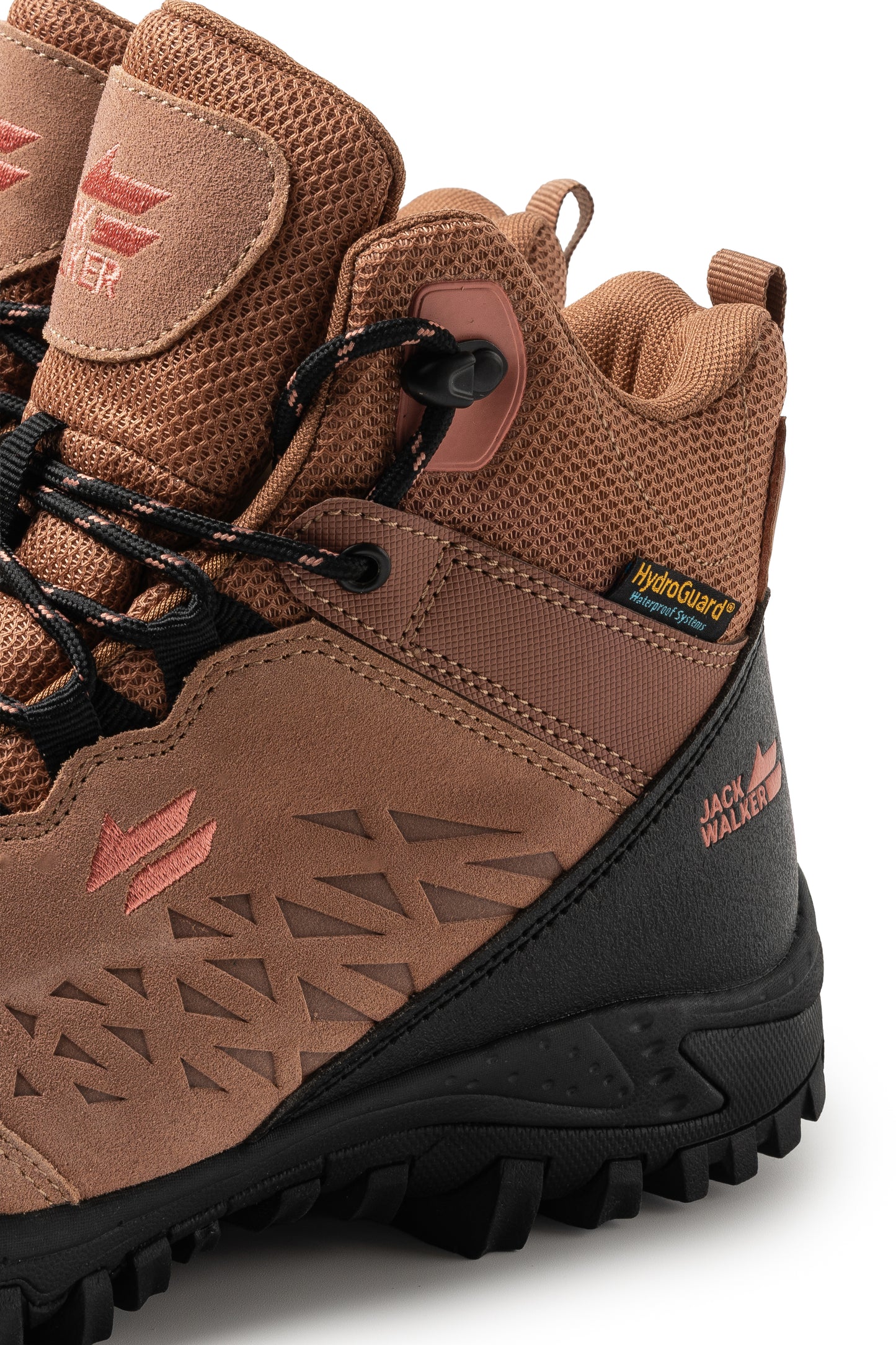 Jack Walker Women Waterproof Hiking Boots Lightweight Trekking Walking Shoes Rose Gold JW2005