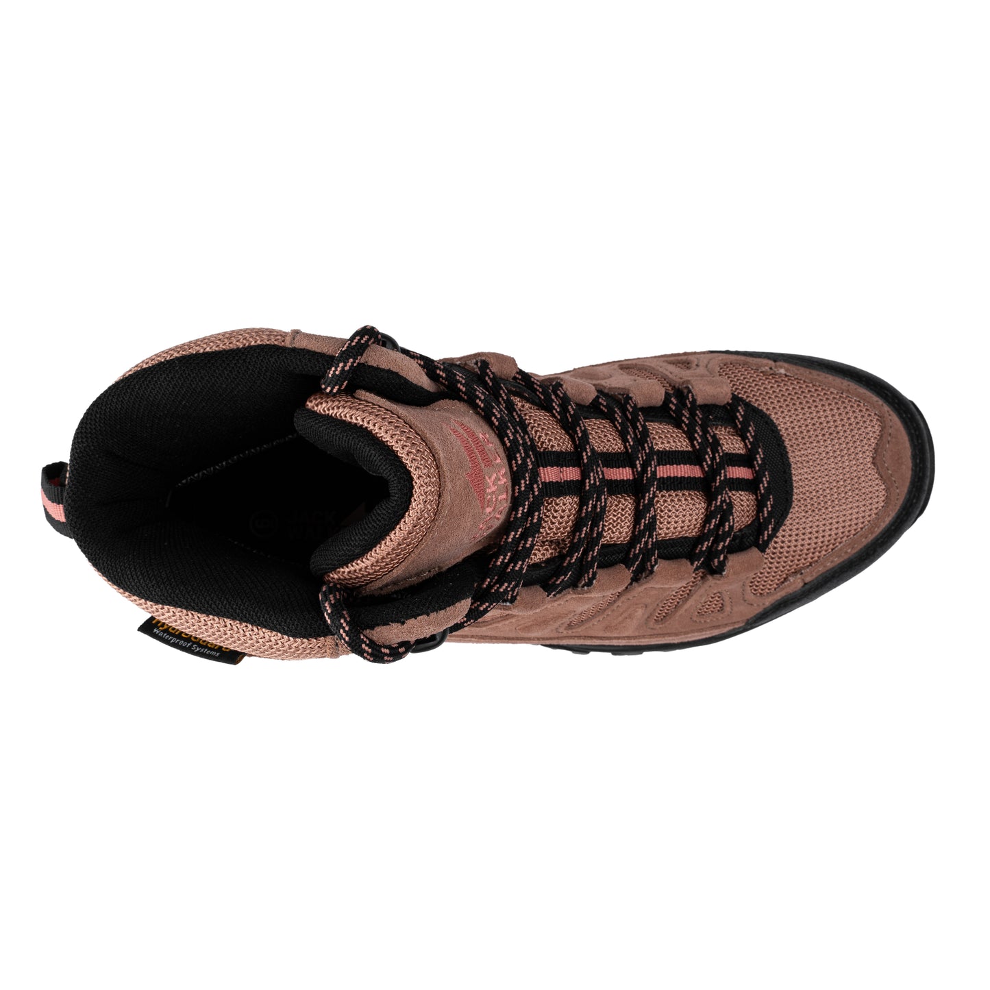 Jack Walker Women’s JW1005 Waterproof Hiking Boots – Hydroguard Protected Lightweight Trekking Shoes with Memory Foam Insole & MD-Rubber Sole