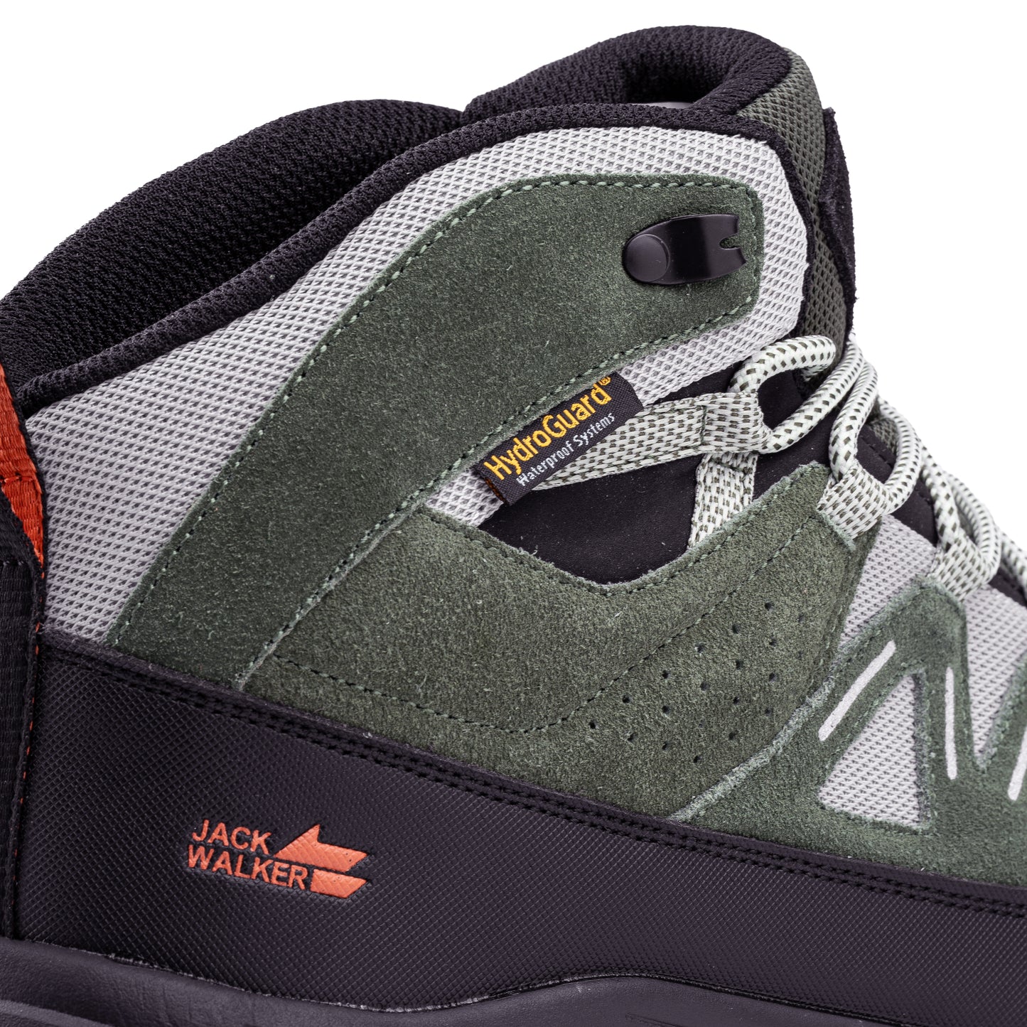 Jack Walker Men's Waterproof Walking Boots – Suede Leather with Memory Foam Insole for Outdoor Hiking and Walking JW7755