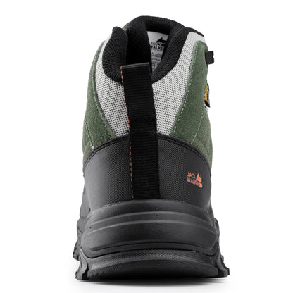 Jack Walker Men's Waterproof Walking Boots – Suede Leather with Memory Foam Insole for Outdoor Hiking and Walking JW7755
