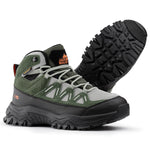 Jack Walker Men's Waterproof Walking Boots – Suede Leather with Memory Foam Insole for Outdoor Hiking and Walking JW7755