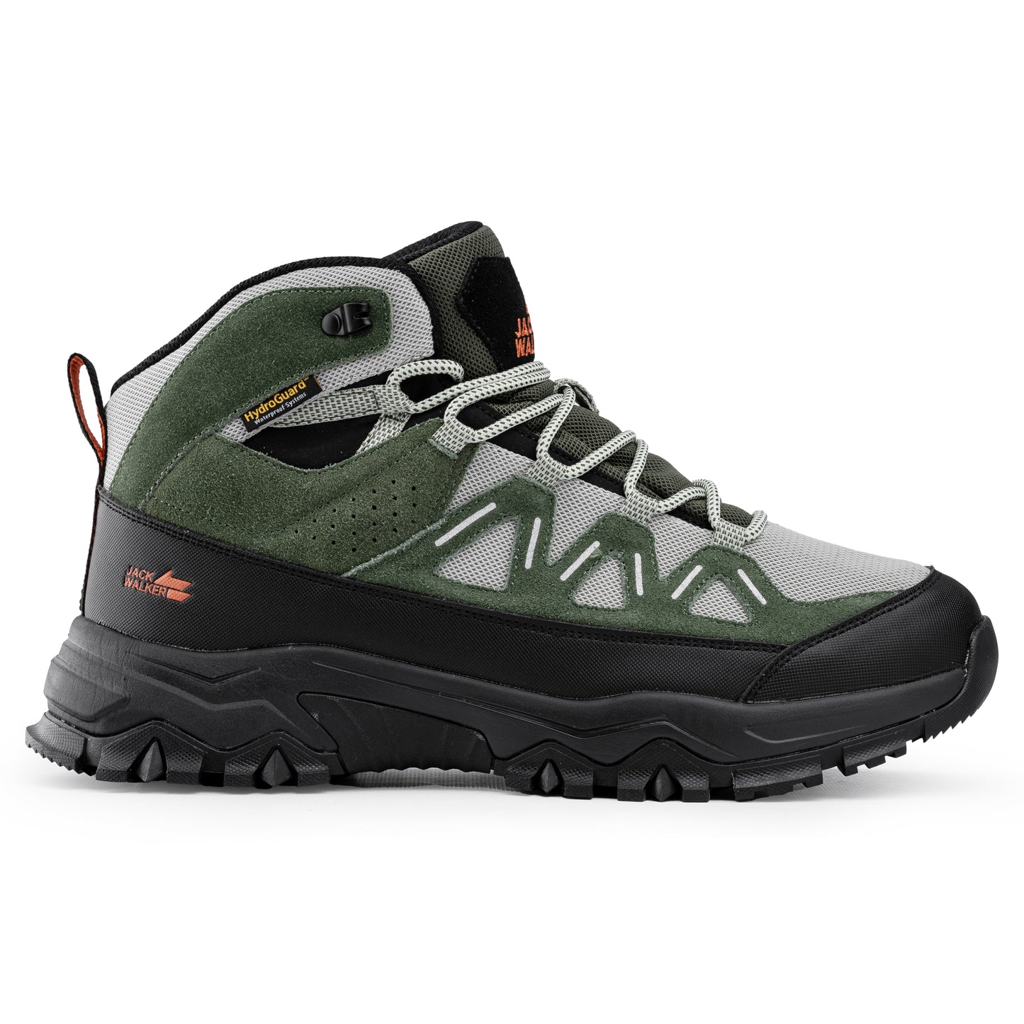 Jack Walker Men's Waterproof Walking Boots – Suede Leather with Memory Foam Insole for Outdoor Hiking and Walking JW7755