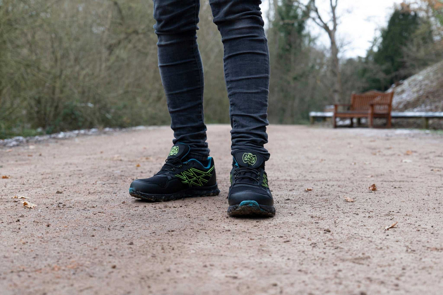 Jack Walker Mens Lightweight Walking Hiking Trekking Low Rise Trainers JW036 - Jack Walker