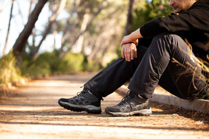 Jack Walker Mens Walking Boots Lightweight Vent Breathable Hiking Trekking Shoes JW9955 - Jack Walker