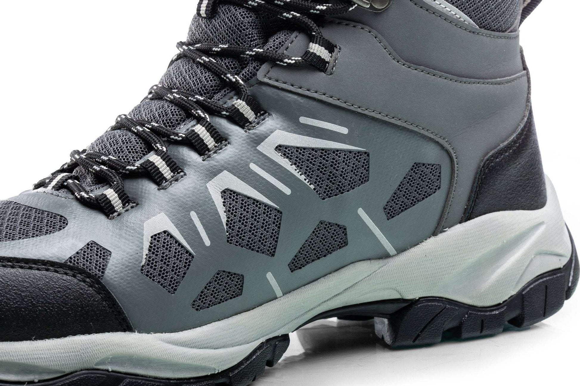 Jack Walker Mens Walking Boots Lightweight Vent Breathable Hiking Trekking Shoes JW9955 - Jack Walker