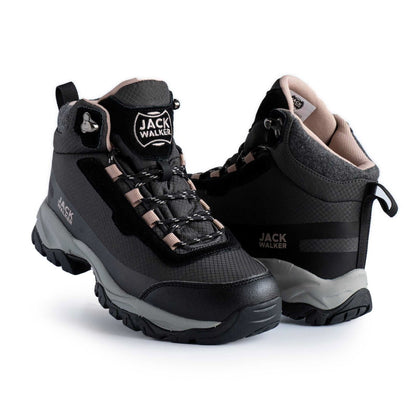 Jack Walker Women Waterproof Hiking Boots Lightweight Trekking Walking Shoes Pink JW4005 - Jack Walker