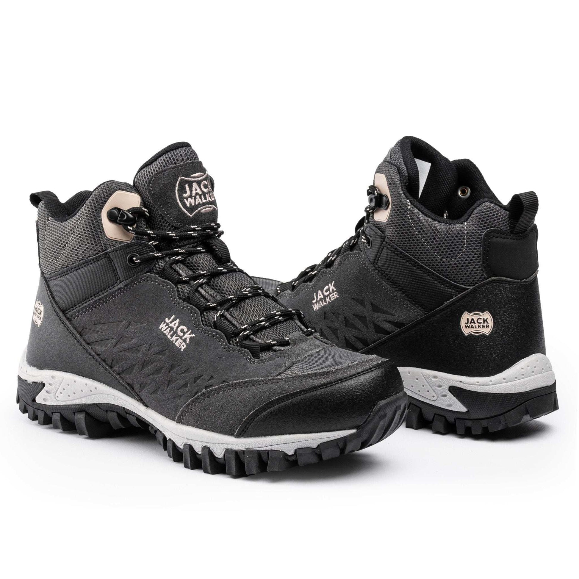 Jack Walker Women Waterproof Hiking Boots Lightweight Trekking Walking Shoes Rose Gold JW2005 - Jack Walker