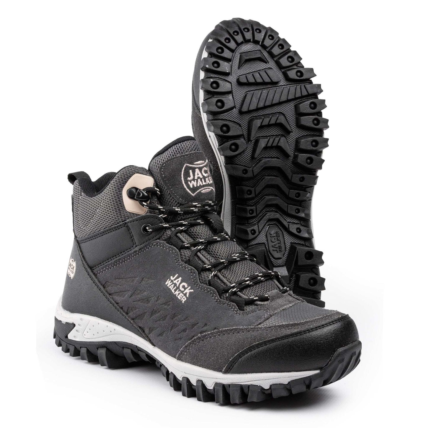 Jack Walker Women Waterproof Hiking Boots Lightweight Trekking Walking Shoes Rose Gold JW2005 - Jack Walker