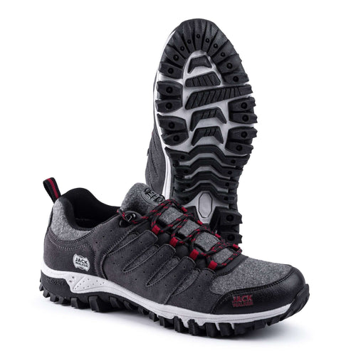 Mens Walking Ultra Lightweight Vent Low Rise Hiking Trekking Merino Wool Trainers JW021 - Jack Walker