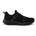 Jack Walker Women Ultra Lightweight Walking Slip On Black Trainers JW1007